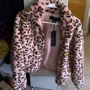 Pink Victoria’s Secret Teddy coat